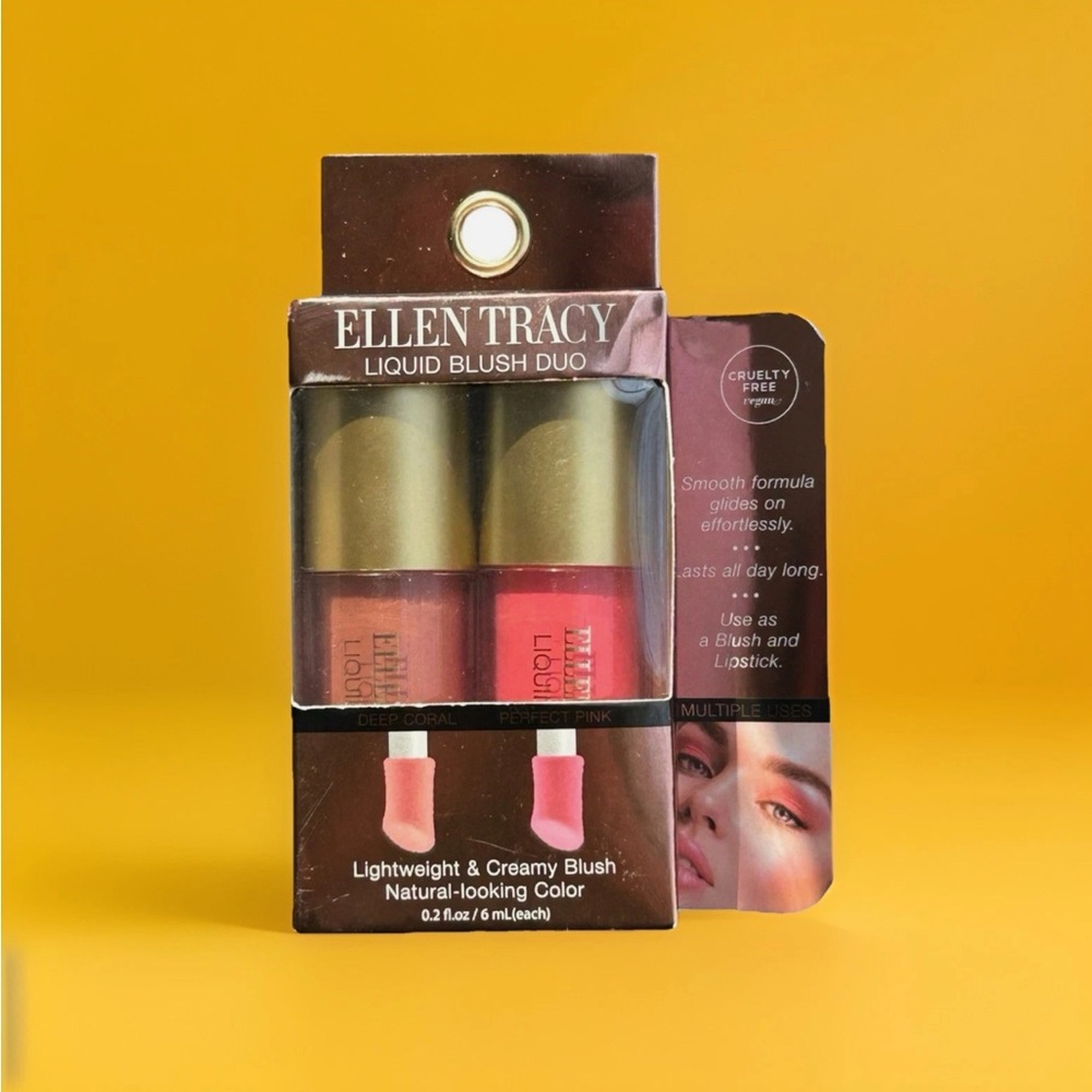 Ellen Tracy Liquid Blush Duo - Rose and Gold